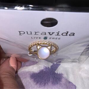 Pura Vida Cat Ring Set